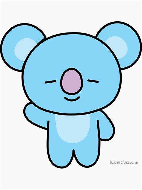 Pegatina Bt21 Koya Rm De Luluartaneesha Redbubble