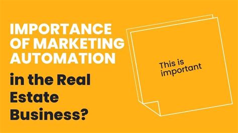 Importance Of Marketing Automation In The Real Estate Business