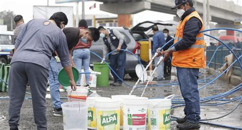 Ahora Sedapal Dice Que En Las Próximas 72 Horas Volverá El Agua Para