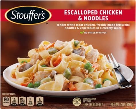 Stouffers® Escalloped Chicken And Noodles Frozen Meal 12 Oz Kroger