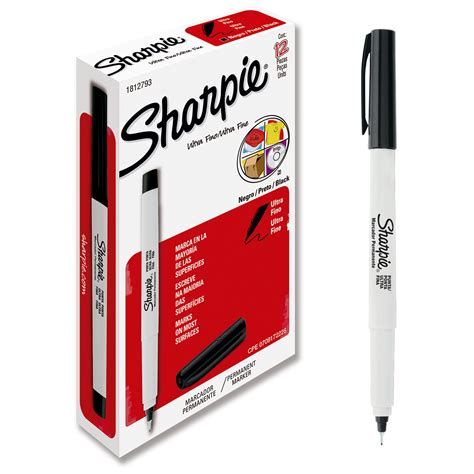 Marcador Permanente Sharpie Ultrafine Negro Caja X Und Imex Americas