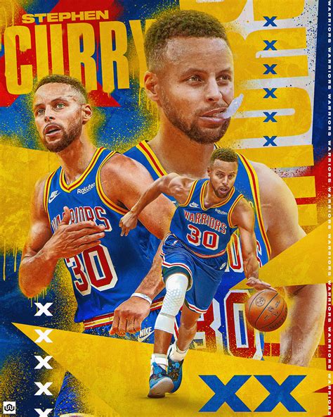 Nba Art Stephen Curry Golden State Warriors Behance