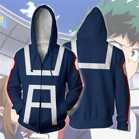 My Hero Academia Hoodie Izuku Midoriya Hoodie Cosplay Costume Cosplaysos