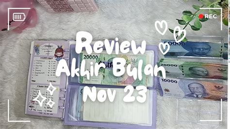 REVIEW EVALUASI AKHIR BULAN SISA BUDGET NOVEMBER 2023 ISI