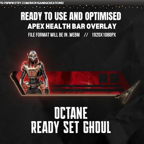 Octane Health Bar Overlay Etsy