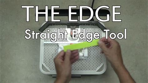 The Set Straight Edge Tool By Techniglass Youtube