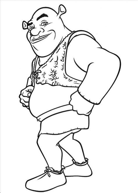 74 Best Coloring Pages Shrek Images On Pinterest Art Drawings