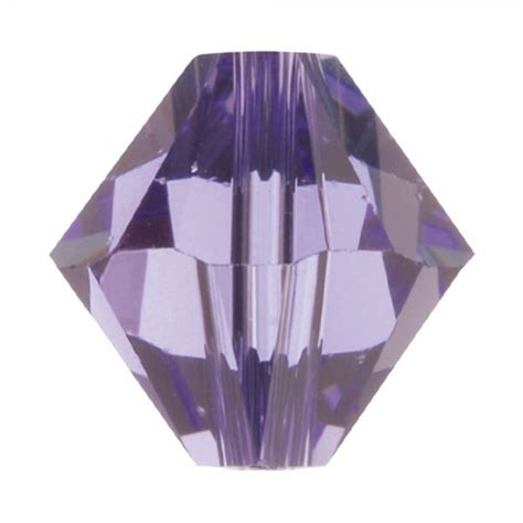 Swarovski 5328 Bicone 8mm Factory Pack Tanzanite The Bead Shop