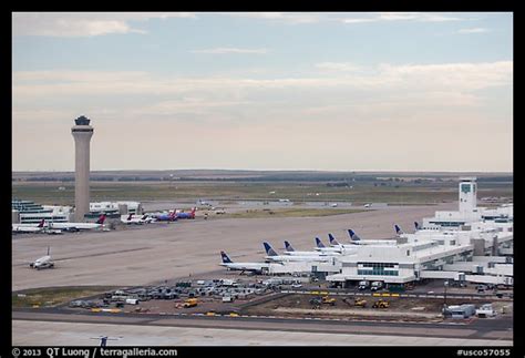 Picturephoto Aerial View Of Denver International Airport Terminal And