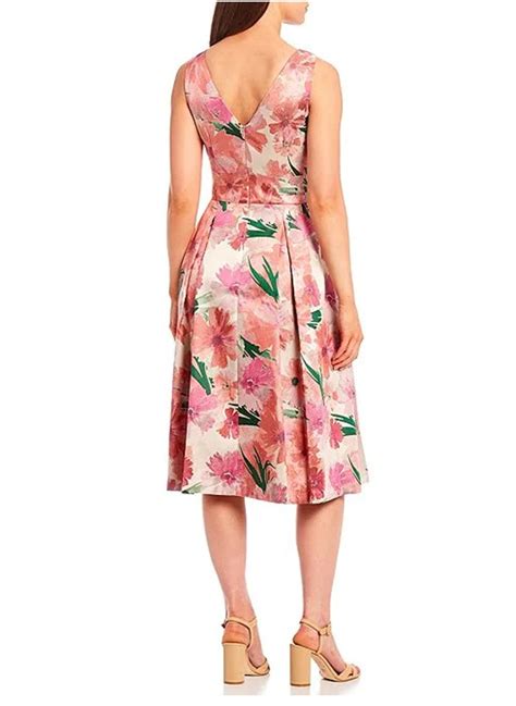 Eliza J Floral Print Fit And Flare Midi Dress Sonyas Clothing