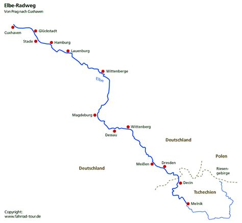 Elberadweg Radtourenbeschreibungen Radweg An Der Elbe Von Der Quelle