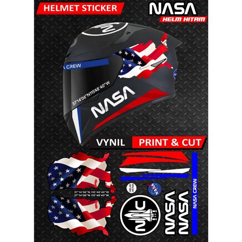 Nasa HELMET Stickers / NASA HELMET Stickers / NASA CREW PRINT AND CUT ...