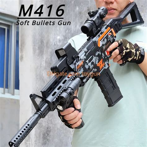 Electric M Ak Soft Bullets Toy Gun Detachable Submachine Gun