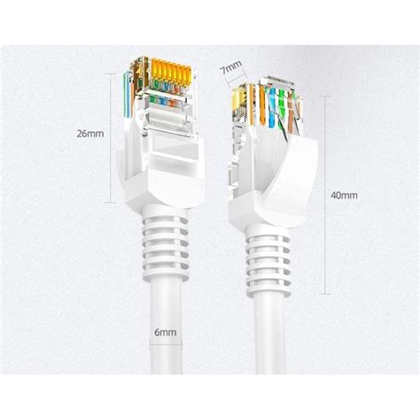 Hálózati kábel Patchcord 5E Interlook LAN Ethernet UTP RJ45 10 m