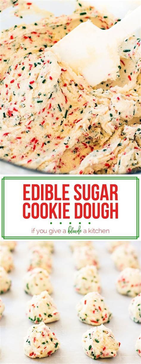 Edible Sugar Cookie Dough If You Give A Blonde A Kitchen Recipe