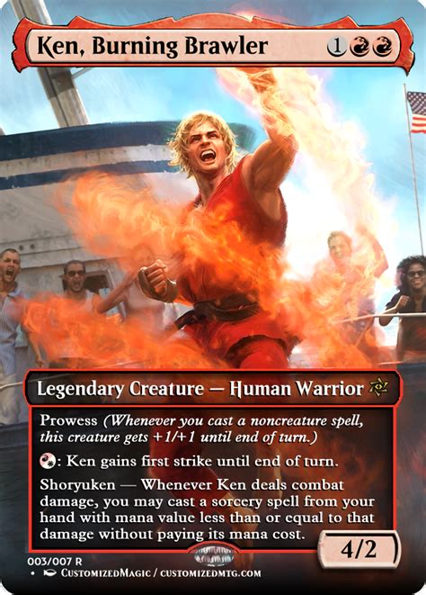 Secret Lair X Street Fighter Magic The Gathering Proxy Cards