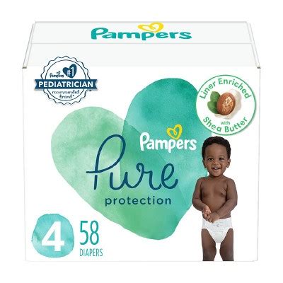 Pampers Pure Protection Diapers Super Pack Size Ct Target