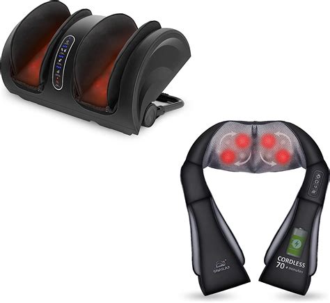 Snailax Cordless Neck Back Massager Shiatsu Neck And