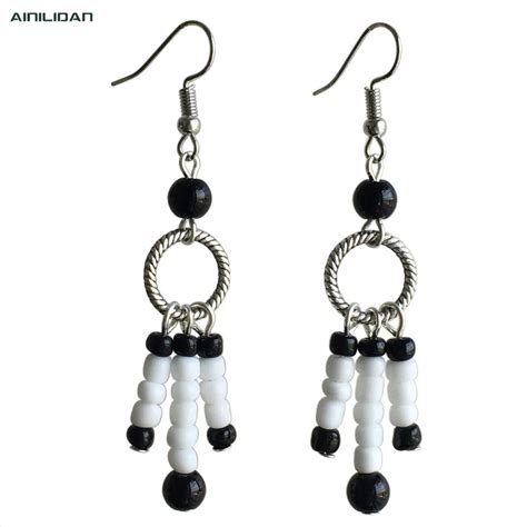 Ainilidan Tib Tain Argent Cercle Boucles D Oreilles Eardrop Style