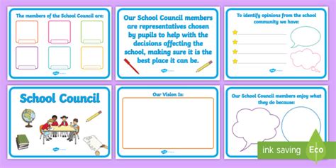 Pupil Voice School Council Display Pack Teacher Made