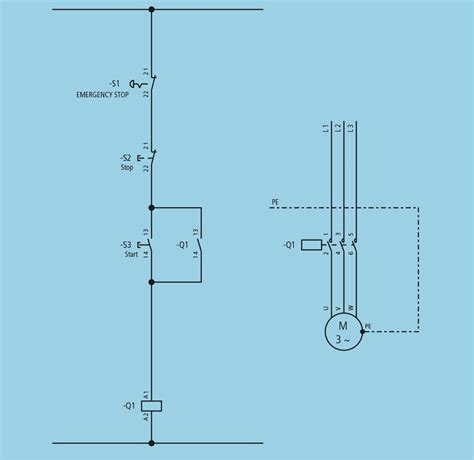 Schematic Emergency Stop Push Button Wiring Diagram