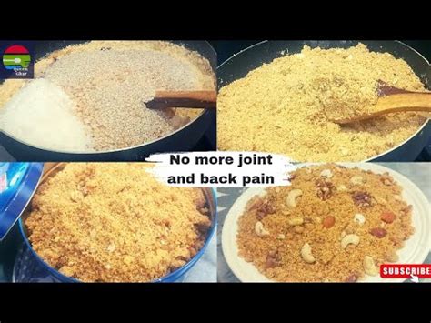 Panjeeri For Joint And Back Pain Recipe By Queen Ghar Panjeeri Recipe