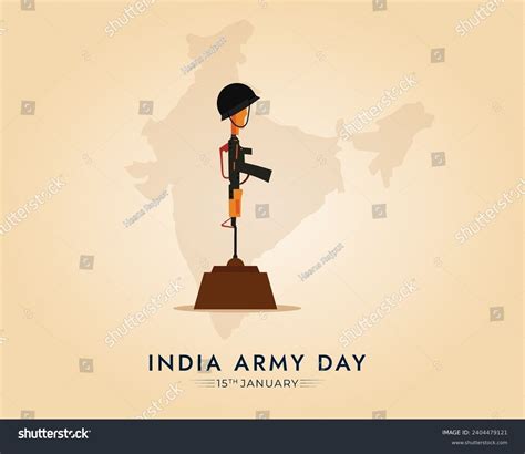 Amar Jawan Jyoti On Indian Map Stock Vector (Royalty Free) 2404479121 ...