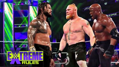 Wwe September Roman Reigns Vs Bobby Lashley Vs Brock