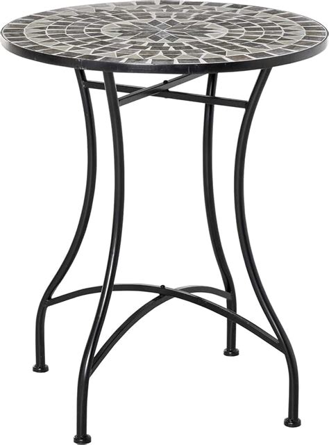 Amazonfr Table Ronde Metal Jardin