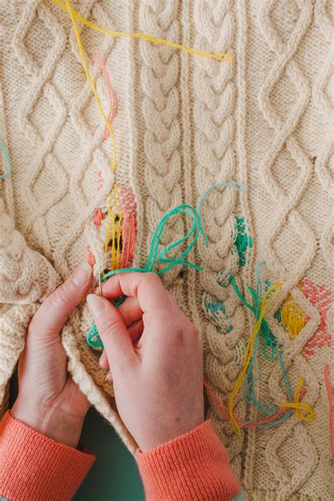 Visible Creative Mending And Ethical Scottish Knitwear Collingwood Norris