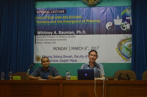 Faculty of Biology UGM Holds General Lecture on Evolution and Religions - Universitas Gadjah Mada