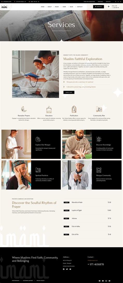 Imami – Mosque WordPress Theme – Nicdark Themes