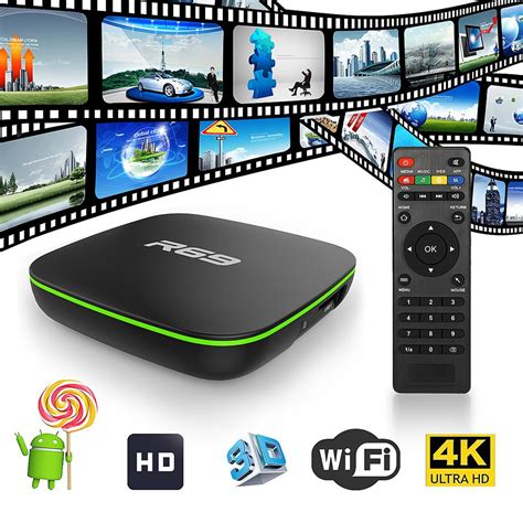 Buy R69 Android Smart TV Box 1GB 8GB Allwinner H3 Quad Core 1 5GHz Wifi