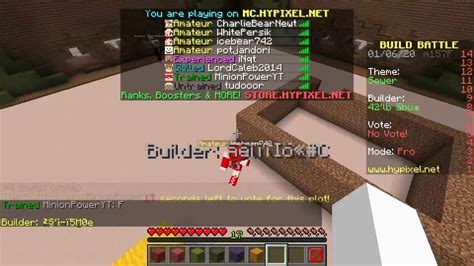 Minecraft Hypixel Build Battle Youtube