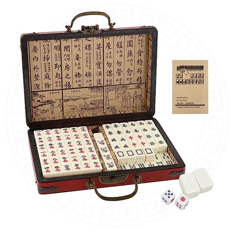 Buy Dyna Living Chinese Majong Set Solid Structure Easy To Read Mah