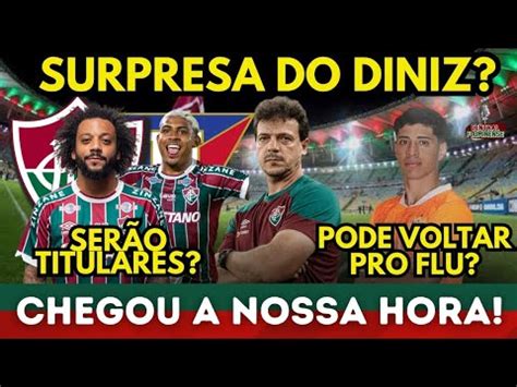 Diniz Pode Surpreender Na Escala O Do Fluminense X Ldu Jogador Do