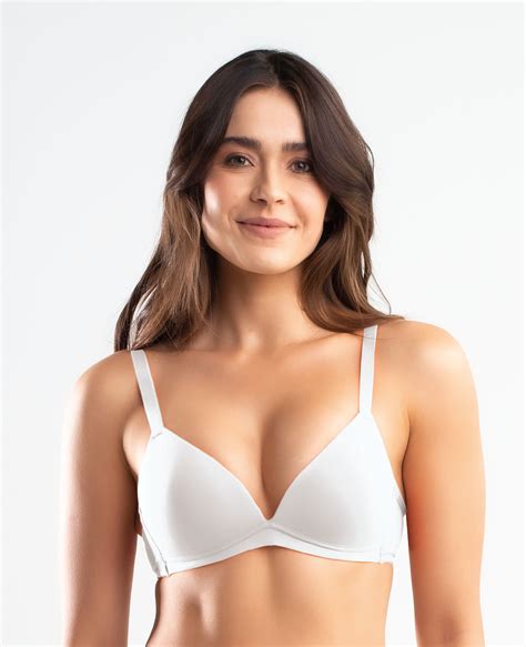 SutiÃ TriÂngulo BÁsico Branco She Lingerie