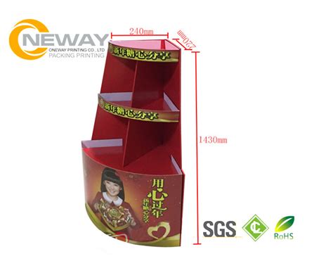 Cardboard Display Stands Shopping Malls Retail Display Racks For