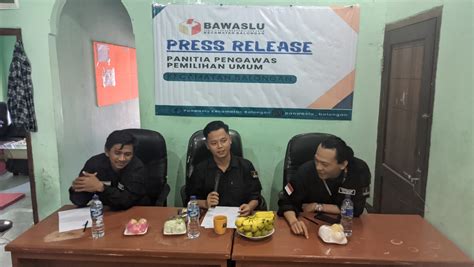 Panwaslu Kecamatan Balongan Gelar Pengawasan Masa Kampanye Pemilu 2024