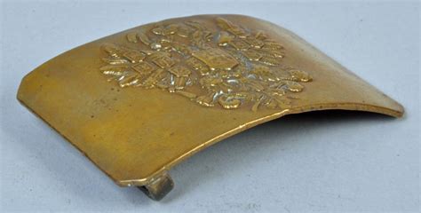 Regimentals Russian Wwi Infantrymans Brass Belt Buckle