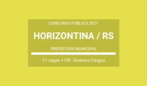 Aberto Concurso Público em Várias Funções da Prefeitura de Horizontina