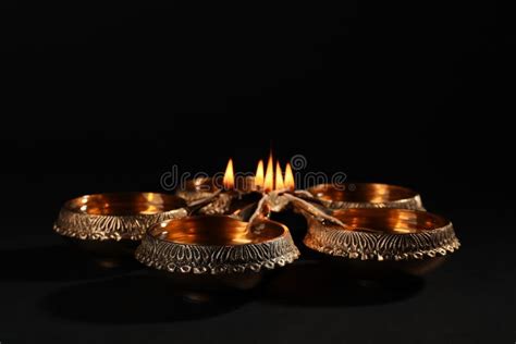 Diwali diyas or clay lamps stock image. Image of deepavali - 117909869