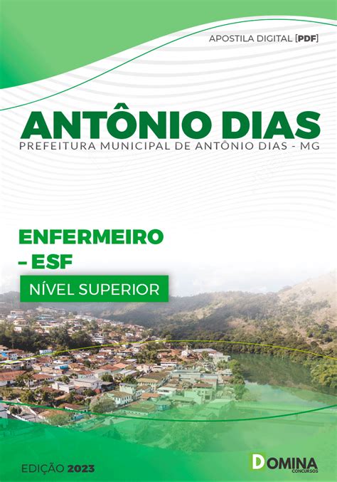 Apostila Pref Ant Nio Dias Mg Enfermeiro Esf