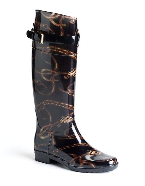 Lauren By Ralph Lauren Rossalyn Rain Boots In Black Lyst