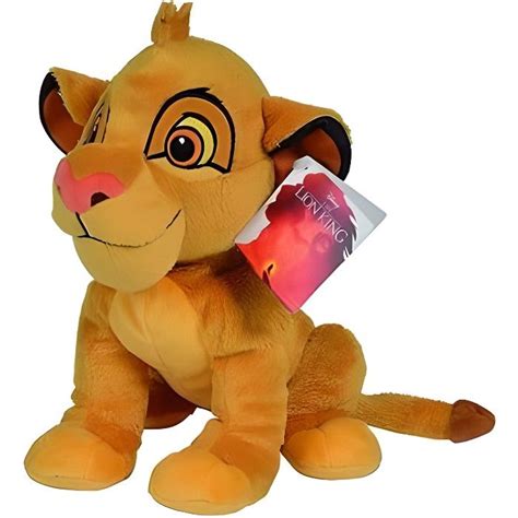 Peluche Disney Le Roi Lion Simba 26 Cm Doudou Licence Enfant