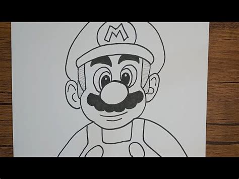 Como Dibujar A Mario Bros F Cil Paso A Paso Youtube