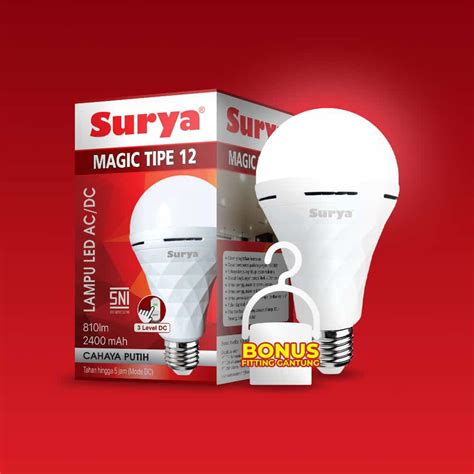 Jual Lampu Emergency Surya Magic W W W Watt Led Magic Surya