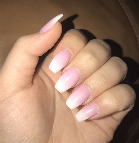 29 Pink To White Coffin Nails Ideas 99weddingdress