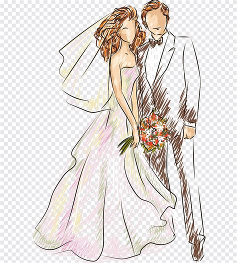 Скетч свадьба (Множество фото) - drawpics.ru