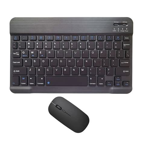 Rechargeable Bluetooth Keyboard and Mouse Combo Ultra-Slim Portable ...